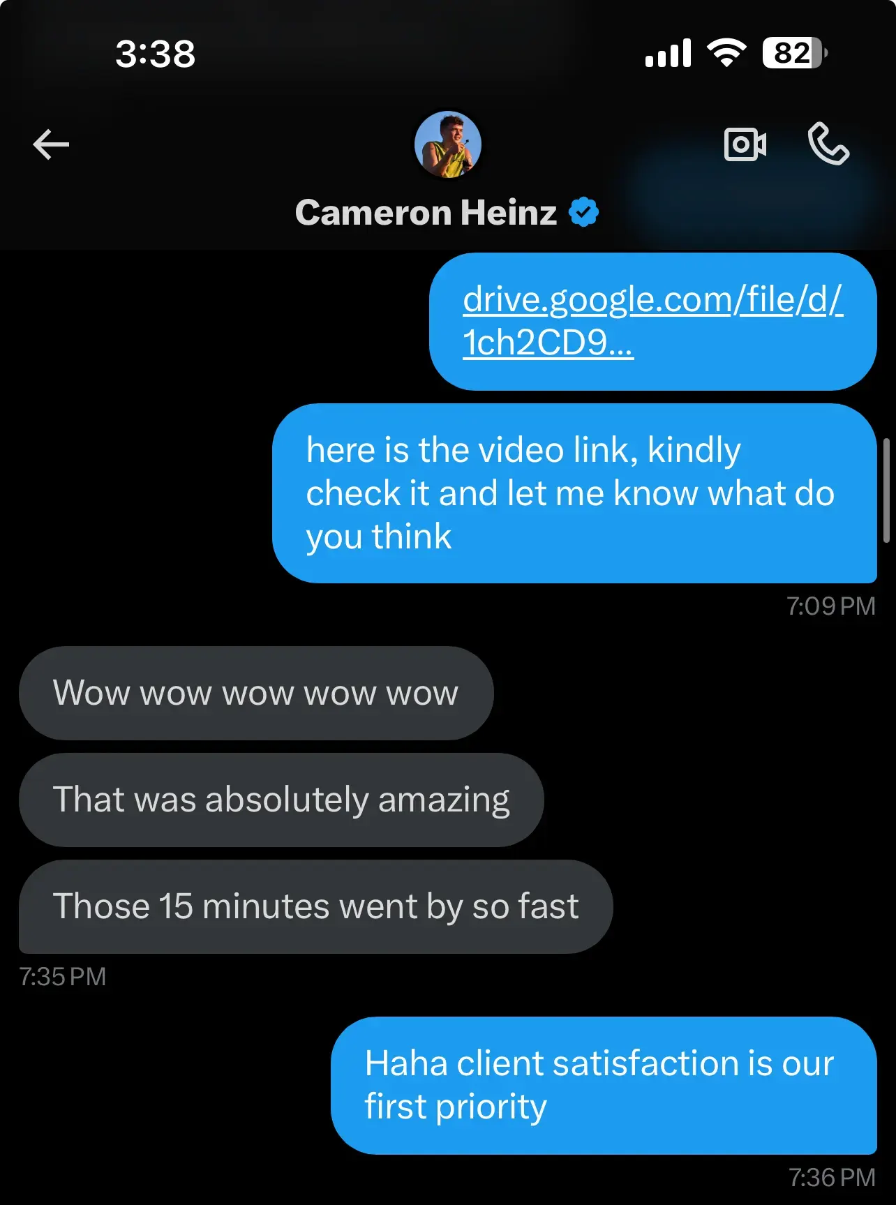 Cameron Heinz, +325 % in 3 months